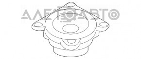 Difuzor torpedo stânga Nissan Rogue 21-23 Bose