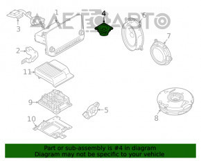 Difuzor torpedo dreapta Nissan Rogue 21-23 Bose