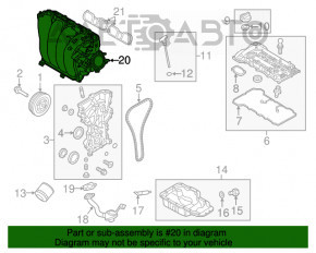 Colector de admisie Kia Soul 14-16 2.0