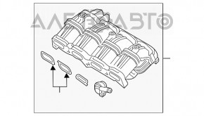 Colector de admisie pentru Hyundai Santa FE Sport 13-18 2.0T