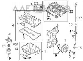 Colector de admisie pentru Hyundai Santa FE Sport 13-18 2.0T