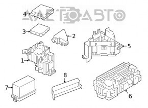 POWER DISTRIBUTION CONTROL MODULE FUSE BOX Infiniti QX50 19-