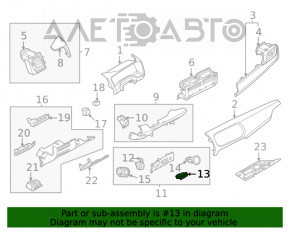 USB Hub Nissan Rogue 21-23