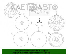 Capac central pe janta R17 Subaru Forester 19- SK 59mm nou OEM original