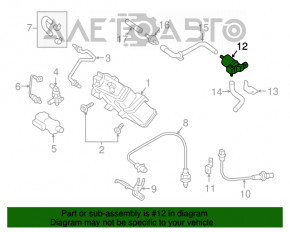 Ventil de purjare a vaporilor de combustibil Hyundai Elantra AD 17-20