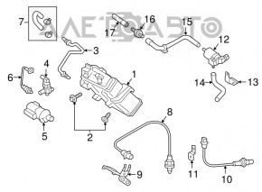 Ventil de purjare a vaporilor de combustibil Hyundai Elantra AD 17-20