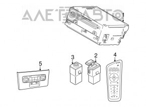 Hub USB, AUX Volvo XC90 16-22