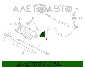 Форсунка омывателя заднего стекла Volvo XC90 16-22