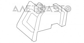 Deflectorul de aer al conductei de admisie din panoul frontal stânga Volvo XC90 16-22