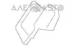 Deflectorul conductei de aer din panoul frontal central stânga Volvo XC90 16-22