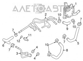 Radiatorul de transmisie automată pentru Toyota Rav4 19-22 2.5