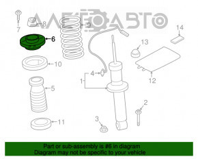 Suport amortizor spate dreapta BMW X3 F25 11-17