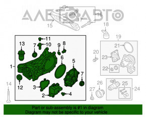 Diferențialul spate reductor Volvo XC90 16-22 T5, T6 71k