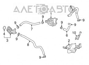 Соленоид вакуумный Honda CRV 17-22 1.5T