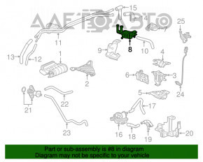 Solenoid vid de vidare Honda CRV 17-22 1.5T