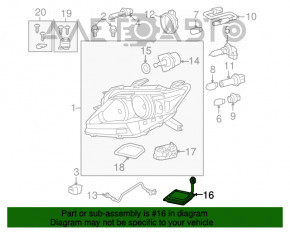 Modulul de aprindere pentru Lexus RX350 10-12, nou, neoriginal.