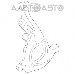 Цапфа передняя правая Toyota Rav4 19- AWD OEM