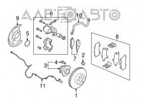 Suport spate dreapta Nissan Murano z50 03-08