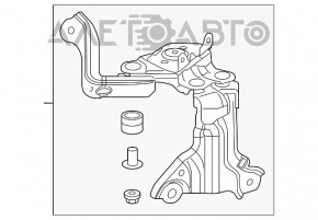 Кронштейн ABS АБС Toyota Rav4 19- 2.5