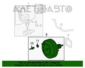 Вакуумный усилитель Lexus ES350 07-08
