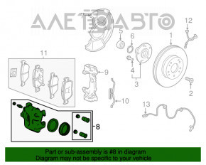 Suportul din față dreapta pentru Honda Accord 18-22 1.5T, 2.0T, 2.0 hibrid.