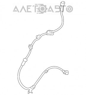 Senzor ABS spate dreapta Mitsubishi Outlander 14-21 32014825H1