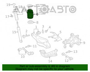 Arc spate dreapta Toyota Rav4 19- 2.5 AWD, rigiditate roșie