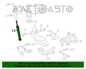 Amortizor spate dreapta Toyota Rav4 19- 2.5 AWD cu suport