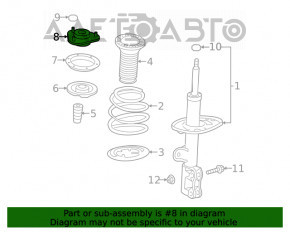 Опора амортизатора передняя правая Toyota Rav4 19-