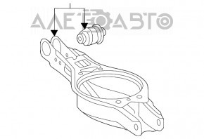 Maneta inferioara pentru arc, spate dreapta Toyota Rav4 19 - nou original OEM