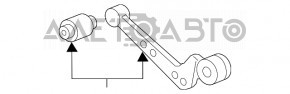 Maneta superioară din spate, dreapta, Toyota Rav4 19- nouă, originală OEM