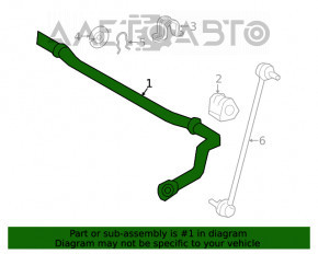 Stabilizatorul frontal Toyota Rav4 19-