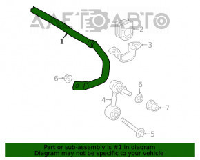 Stabilizator spate pentru Lexus ES300h ES350 19- FWD