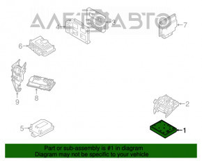 Onboard Body Comfort Control Module Audi A6 C7 12-18