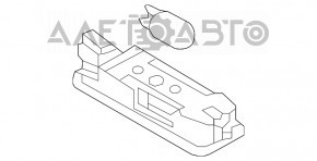 Plafonul de iluminare din față stânga pentru Audi Q3 8U 15-18, nou, original OEM