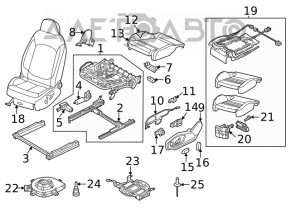 Occupant Sensor Audi Q7 16-