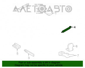 Amplificator antenă dreapta Audi Q7 16- portbagaj ușă