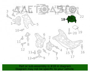 Pernele cutiei de viteze automata Audi Q7 16- 2.0T