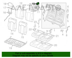 Modul de control al scaunului Audi Q7 16-