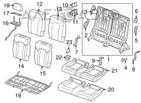 Modul de control al scaunului Audi Q7 16-