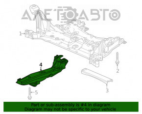 Усилитель переднего подрамника правый Honda Civic XI FE/FL 22-