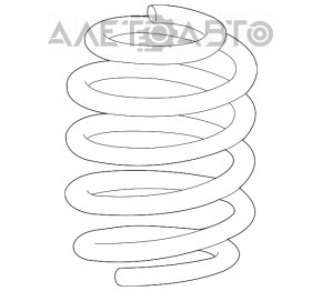 Пружина передняя правая Acura MDX 14-20