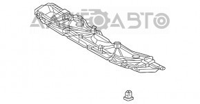 Protectie bara fata Toyota Rav4 19 - nou original OEM