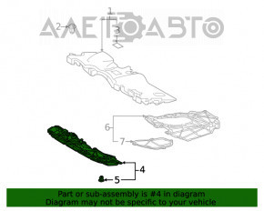 Protecția pentru bara de protecție față a Toyota Rav4 19-