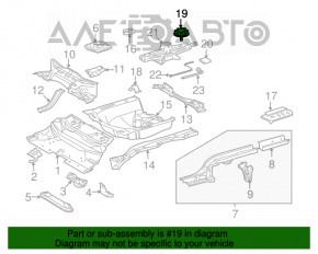 Suportul roții de rezervă pentru Toyota Rav4 19-