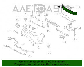 Amplificatorul de bara fata superioara Toyota Rav4 19-