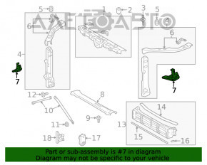 Suport TV dreapta pentru Lexus ES250 ES300h ES350 19-