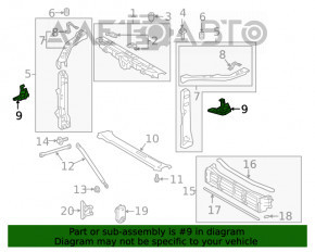 Suport TV stânga pentru Lexus ES250 ES300h ES350 19-