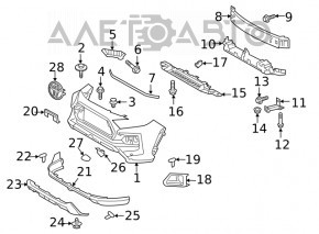 Amortizor bara fata inferioara Toyota Rav4 19 - nou original OEM