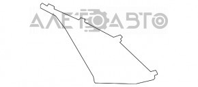 Moldura bara fata dreapta Lexus ES250 ES300h ES350 19- F-SPORT